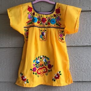 mexican embroidered dress baby